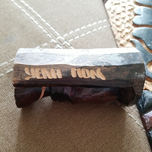 JAMAICAN Primitive Trival Island Wood Carving and Totem - Picture 3 of 8